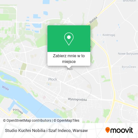 Mapa Studio Kuchni Nobilia i Szaf Indeco