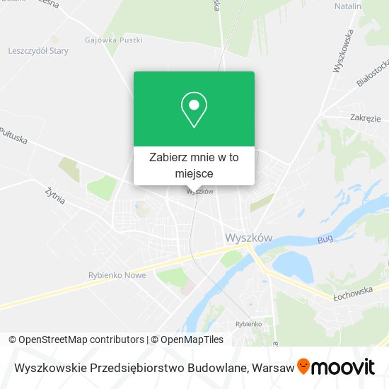 Mapa Wyszkowskie Przedsiębiorstwo Budowlane