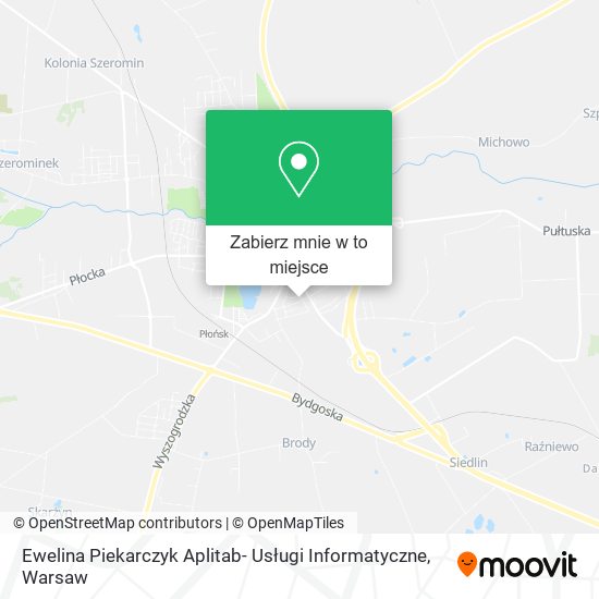 Mapa Ewelina Piekarczyk Aplitab- Usługi Informatyczne