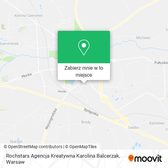 Mapa Rochstars Agencja Kreatywna Karolina Balcerzak