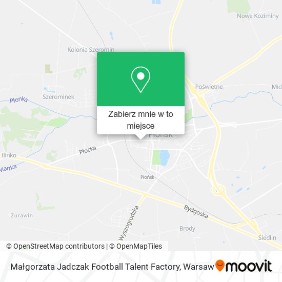 Mapa Małgorzata Jadczak Football Talent Factory