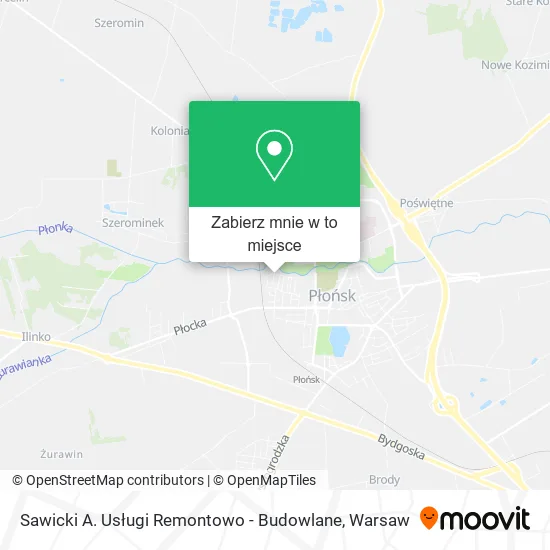 Mapa Sawicki A. Usługi Remontowo - Budowlane