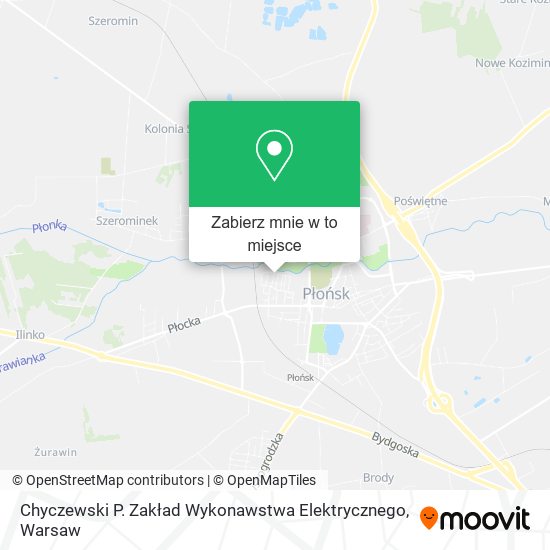 Mapa Chyczewski P. Zakład Wykonawstwa Elektrycznego