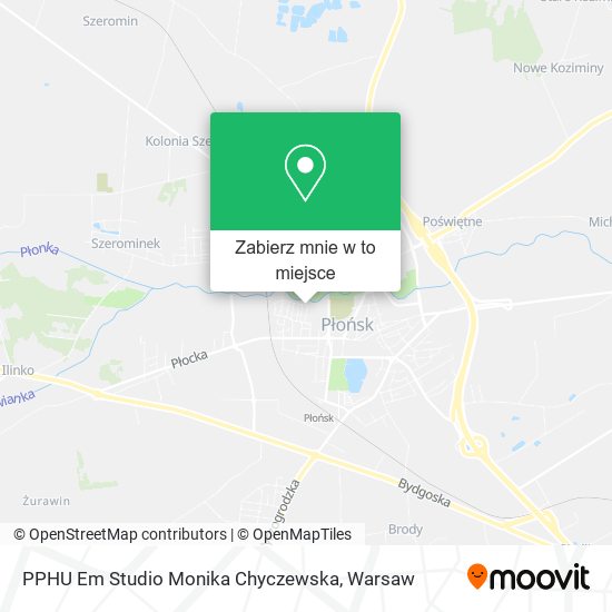 Mapa PPHU Em Studio Monika Chyczewska