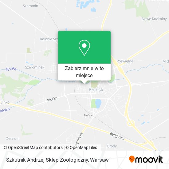 Mapa Szkutnik Andrzej Sklep Zoologiczny