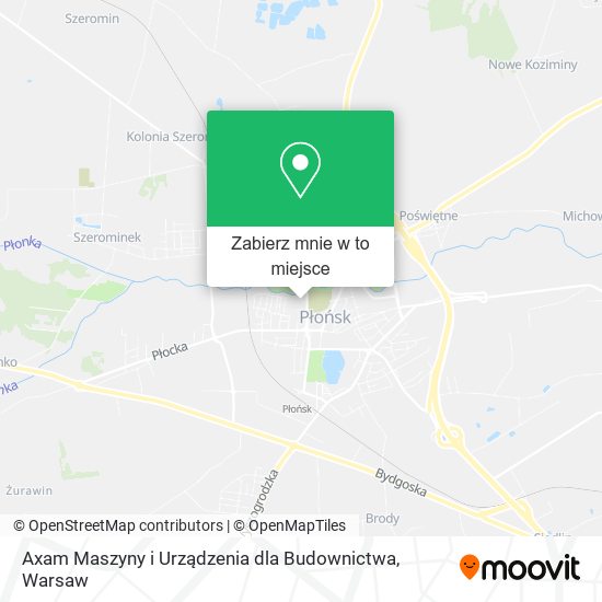 Mapa Axam Maszyny i Urządzenia dla Budownictwa