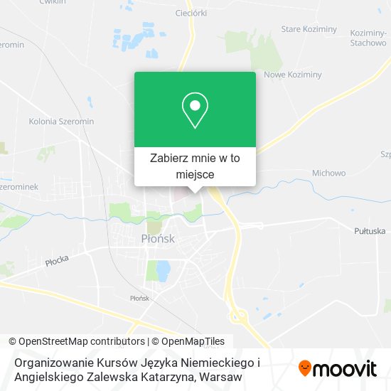 Mapa Organizowanie Kursów Języka Niemieckiego i Angielskiego Zalewska Katarzyna