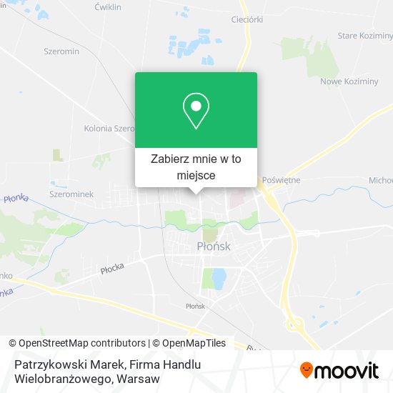 Mapa Patrzykowski Marek, Firma Handlu Wielobranżowego