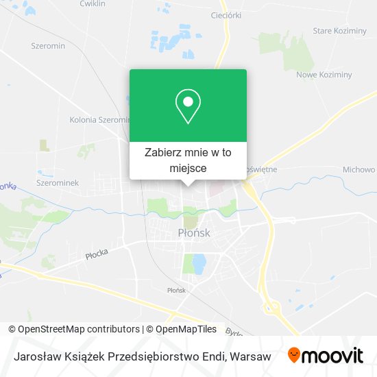 Mapa Jarosław Książek Przedsiębiorstwo Endi