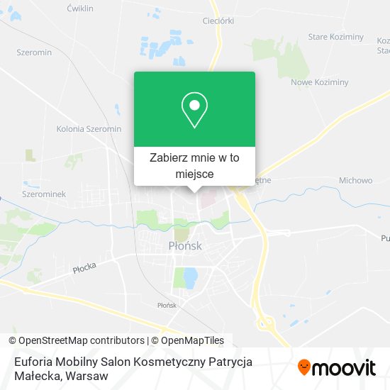 Mapa Euforia Mobilny Salon Kosmetyczny Patrycja Małecka