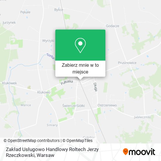 Mapa Zakład Usługowo Handlowy Roltech Jerzy Rzeczkowski