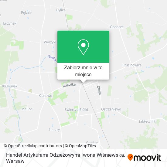 Mapa Handel Artykułami Odzieżowymi Iwona Wiśniewska