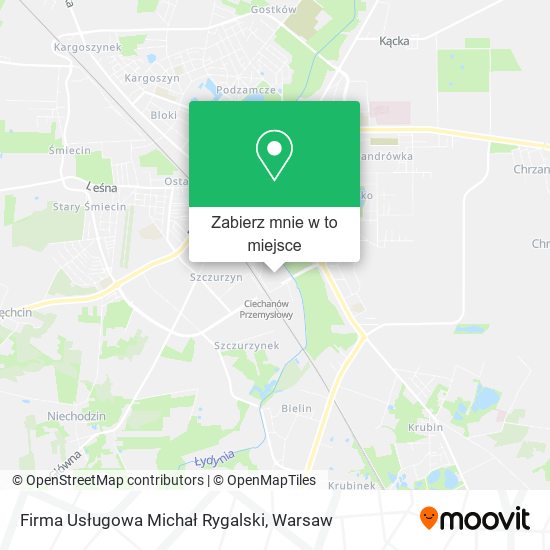 Mapa Firma Usługowa Michał Rygalski