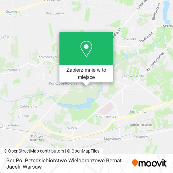 Mapa Ber Pol Przedsiebiorstwo Wielobranzowe Bernat Jacek