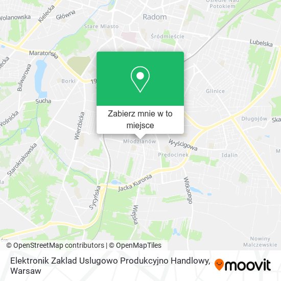 Mapa Elektronik Zaklad Uslugowo Produkcyjno Handlowy