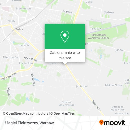 Mapa Magiel Elektryczny