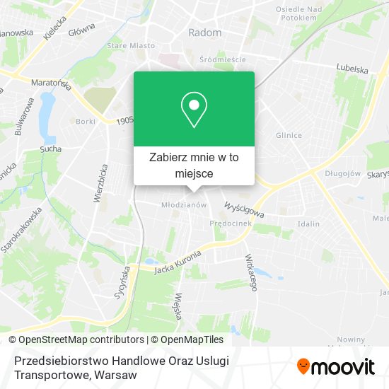 Mapa Przedsiebiorstwo Handlowe Oraz Uslugi Transportowe