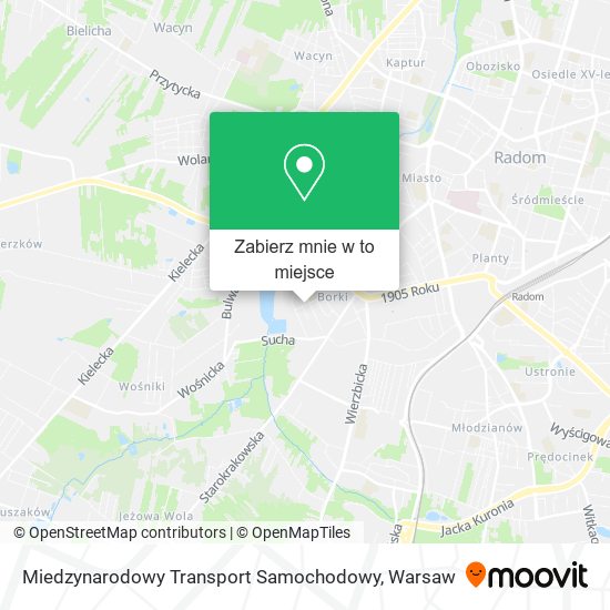 Mapa Miedzynarodowy Transport Samochodowy