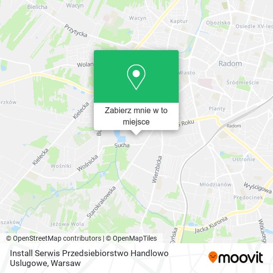 Mapa Install Serwis Przedsiebiorstwo Handlowo Uslugowe