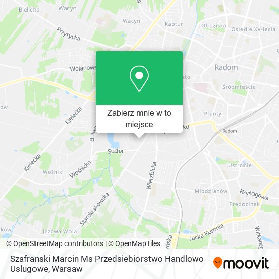 Mapa Szafranski Marcin Ms Przedsiebiorstwo Handlowo Uslugowe