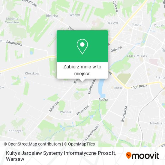 Mapa Kultys Jaroslaw Systemy Informatyczne Prosoft