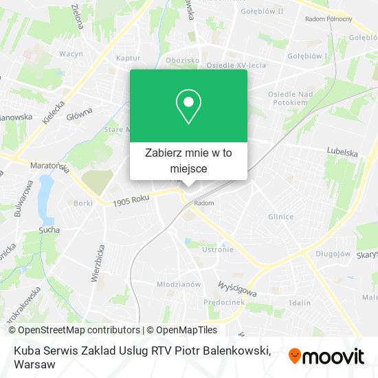 Mapa Kuba Serwis Zaklad Uslug RTV Piotr Balenkowski