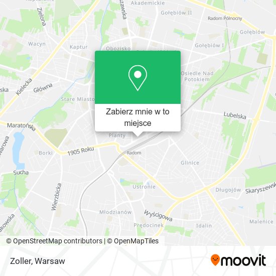 Mapa Zoller