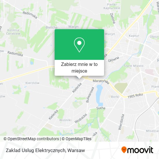 Mapa Zaklad Uslug Elektrycznych