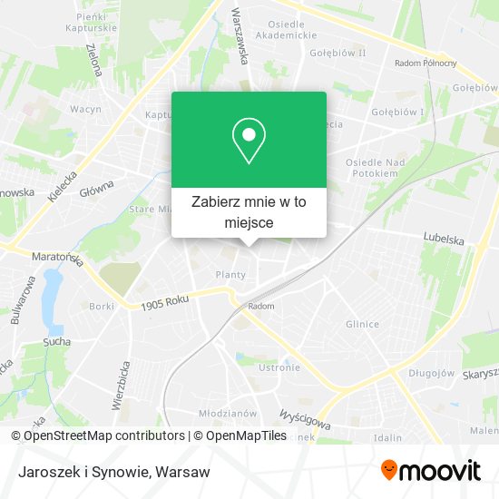 Mapa Jaroszek i Synowie