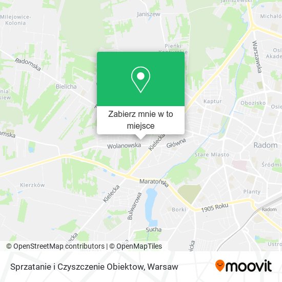 Mapa Sprzatanie i Czyszczenie Obiektow