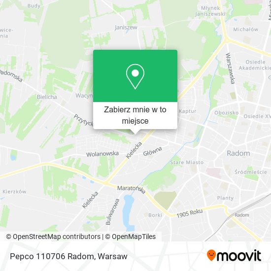 Mapa Pepco 110706 Radom