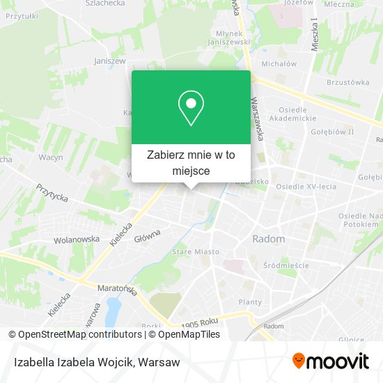 Mapa Izabella Izabela Wojcik