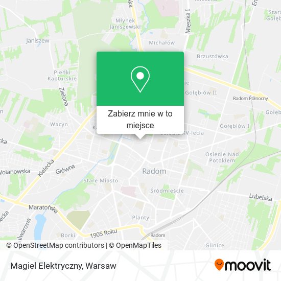 Mapa Magiel Elektryczny