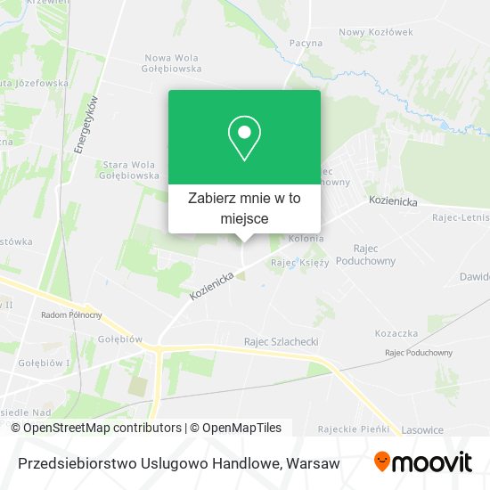 Mapa Przedsiebiorstwo Uslugowo Handlowe