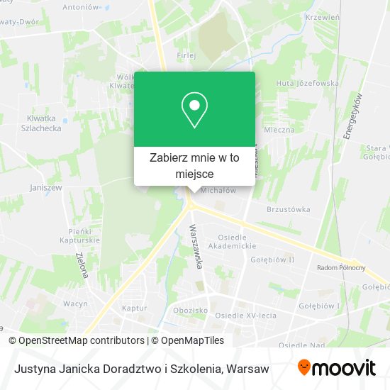 Mapa Justyna Janicka Doradztwo i Szkolenia