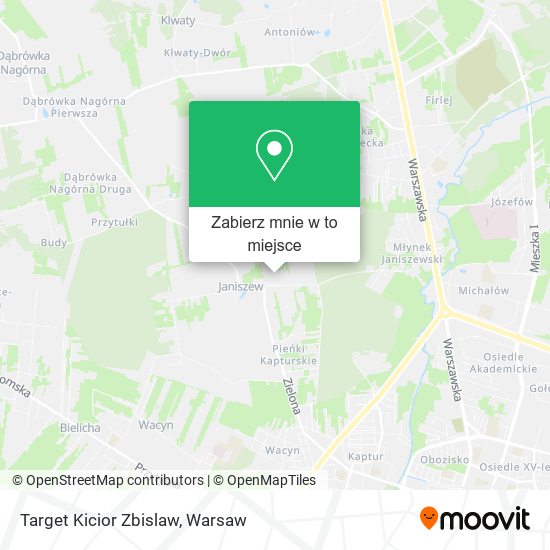 Mapa Target Kicior Zbislaw