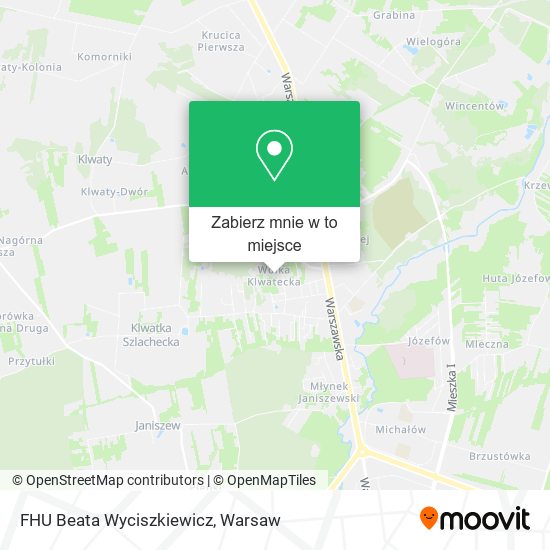 Mapa FHU Beata Wyciszkiewicz