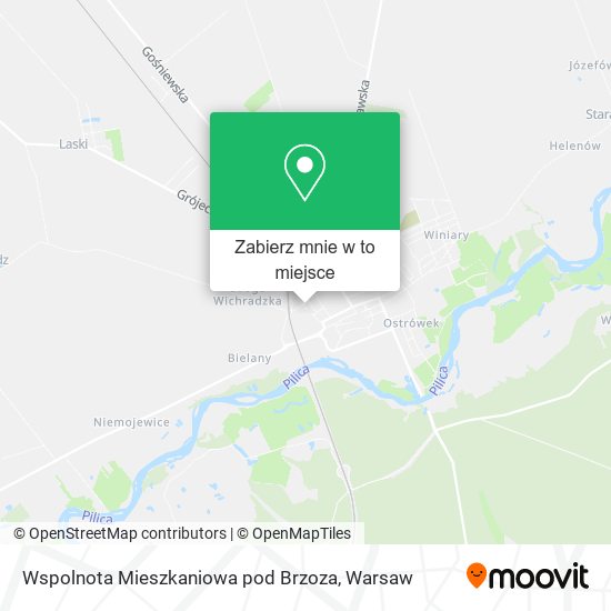 Mapa Wspolnota Mieszkaniowa pod Brzoza