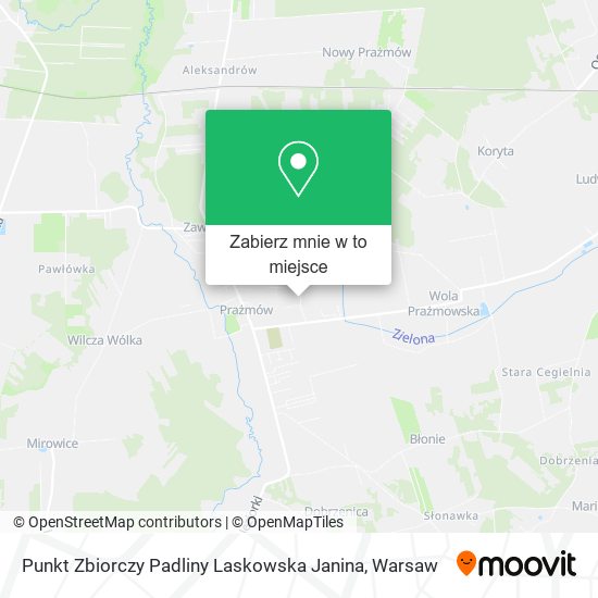 Mapa Punkt Zbiorczy Padliny Laskowska Janina