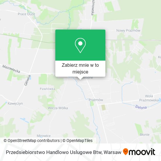 Mapa Przedsiebiorstwo Handlowo Uslugowe Btw