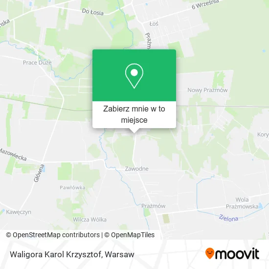Mapa Waligora Karol Krzysztof