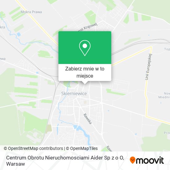 Mapa Centrum Obrotu Nieruchomosciami Aider Sp z o O