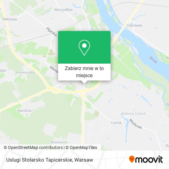 Mapa Uslugi Stolarsko Tapicerskie