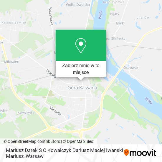 Mapa Mariusz Darek S C Kowalczyk Dariusz Maciej Iwanski Mariusz