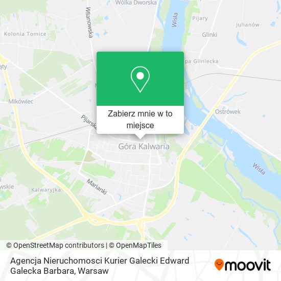 Mapa Agencja Nieruchomosci Kurier Galecki Edward Galecka Barbara