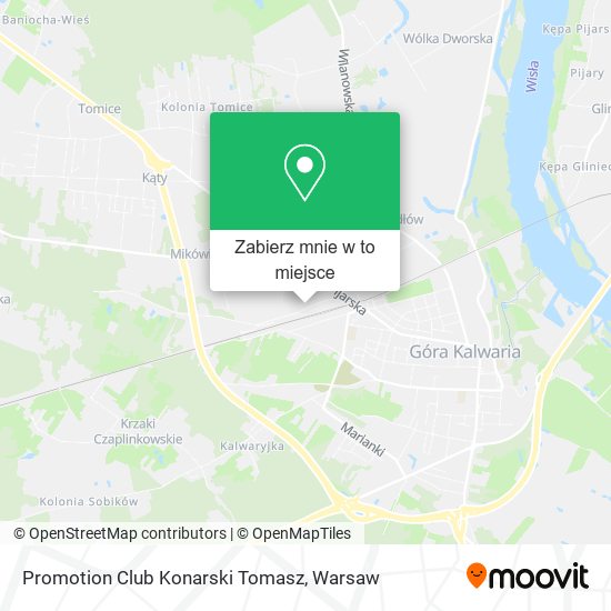 Mapa Promotion Club Konarski Tomasz