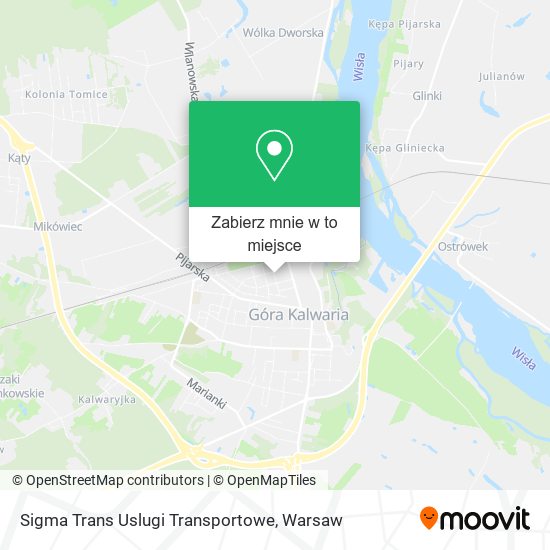 Mapa Sigma Trans Uslugi Transportowe