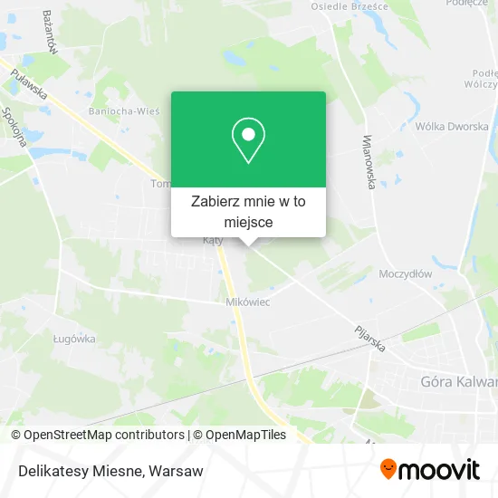 Mapa Delikatesy Miesne