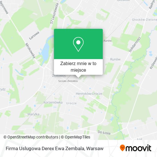 Mapa Firma Uslugowa Derex Ewa Zembala