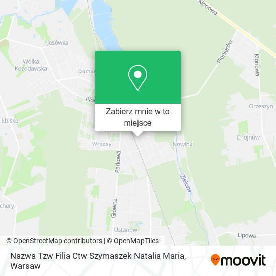 Mapa Nazwa Tzw Filia Ctw Szymaszek Natalia Maria